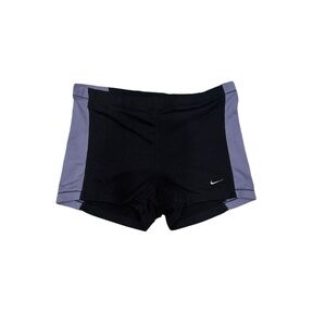 Women's Black and Purple Nike Shorts